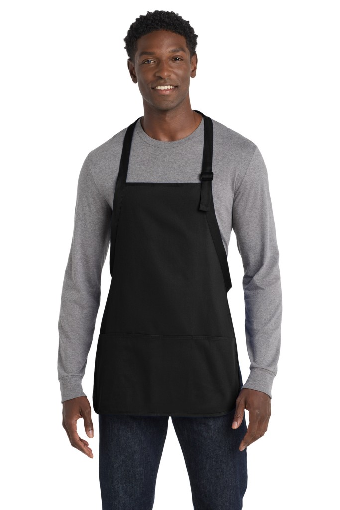 Port Authority Medium-Length Apron with Pouch Pockets. A510